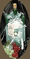large green wine bag