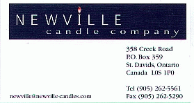 Newville business card
